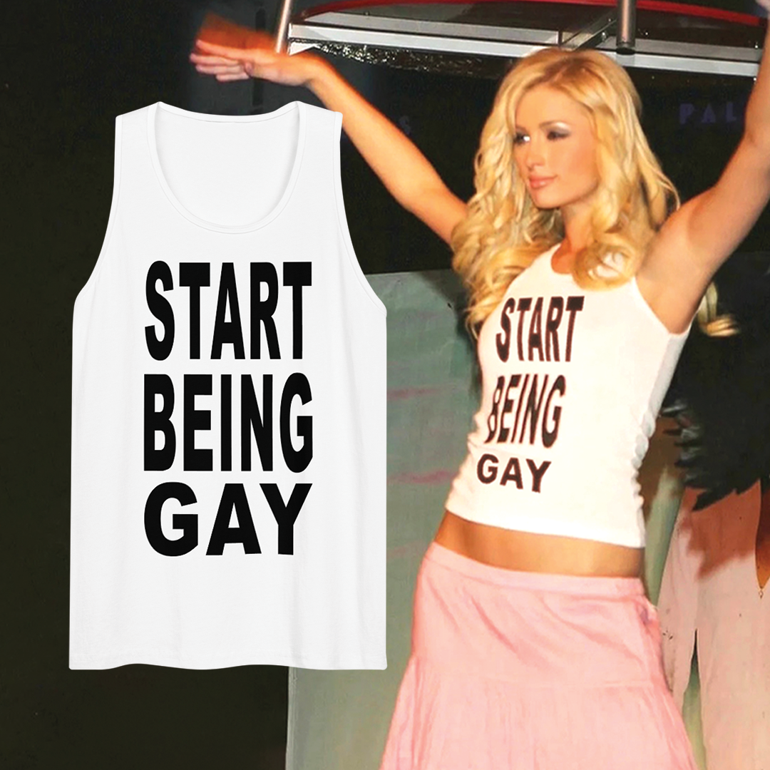 Start Being Gay Tank Top