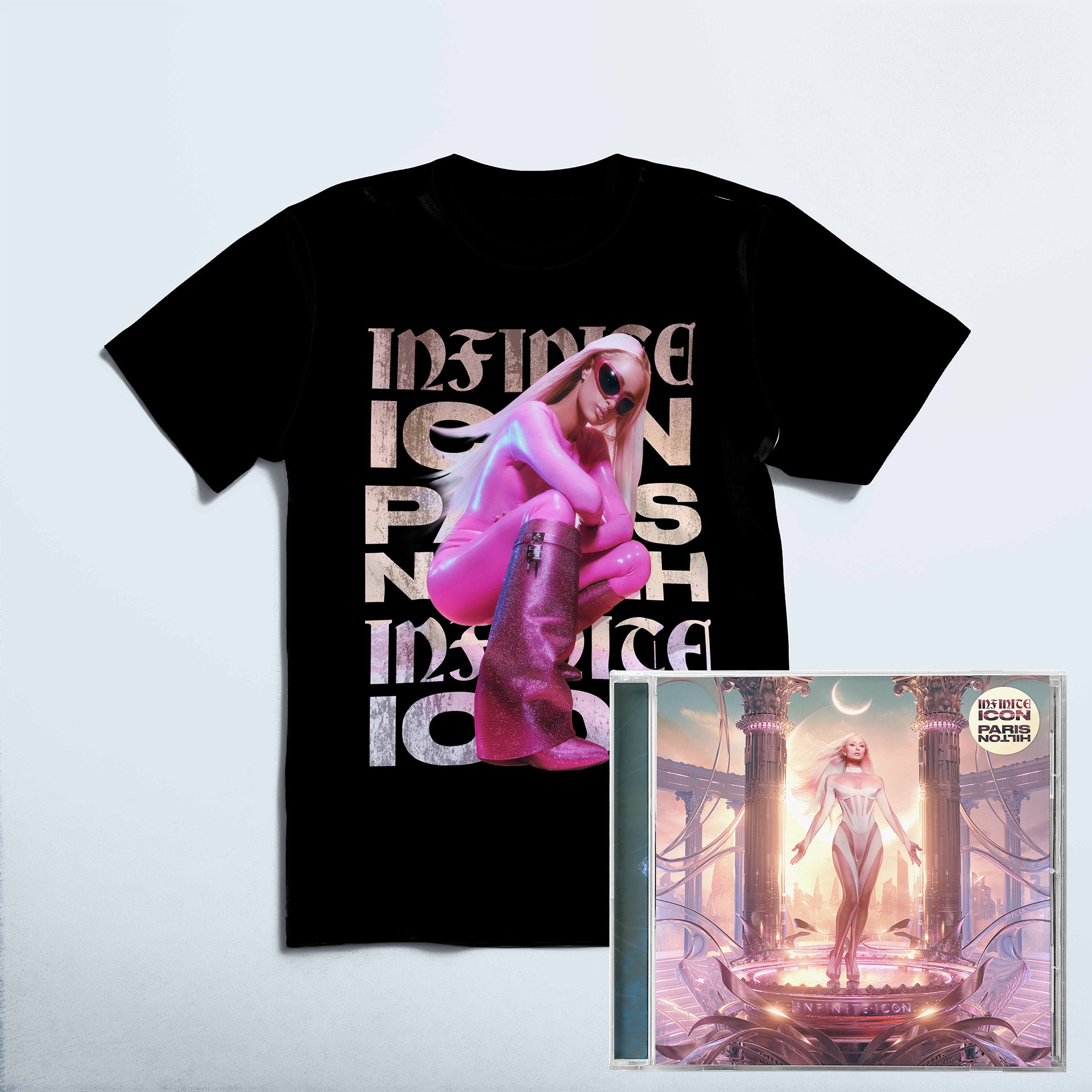 Infinite Icon CD + Interplanetary Tee Fan Pack