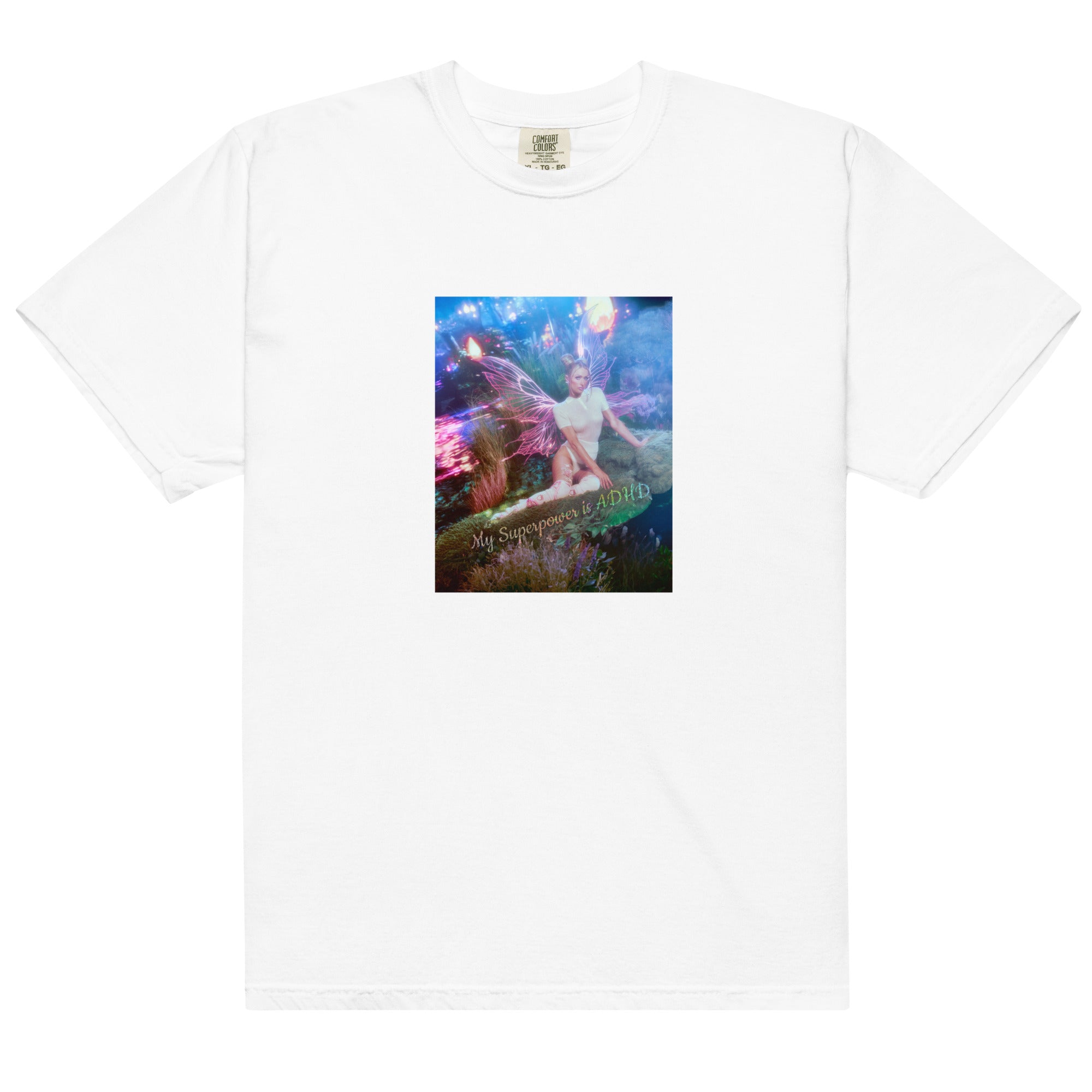 ADHD Meadow Fairy heavyweight tee