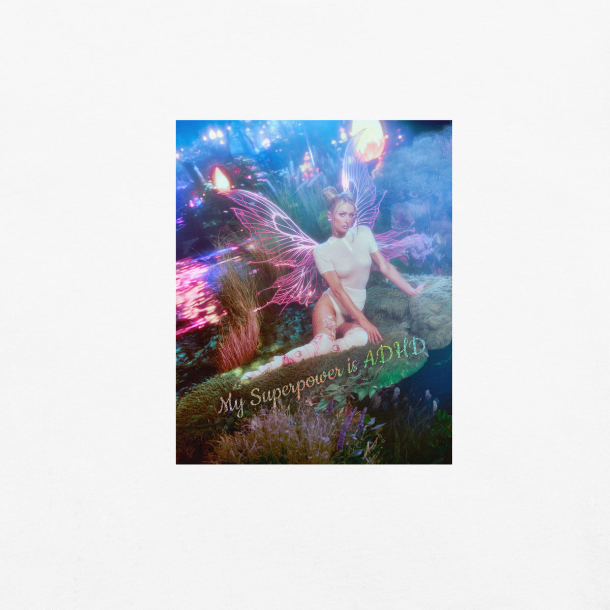 ADHD Meadow Fairy heavyweight tee