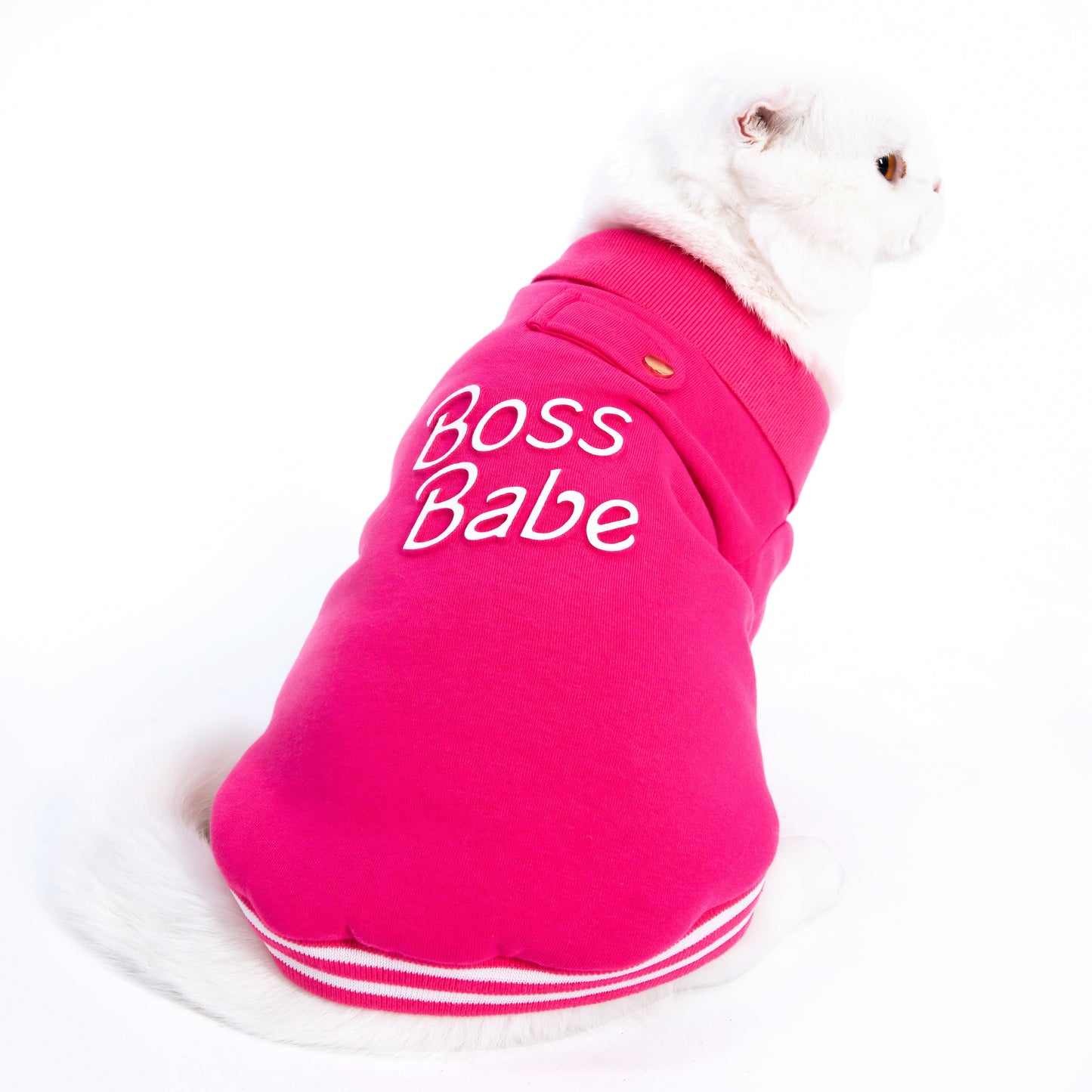 Load image into Gallery viewer, Boss Babe Cat Sweatshirt by Moshiqa
