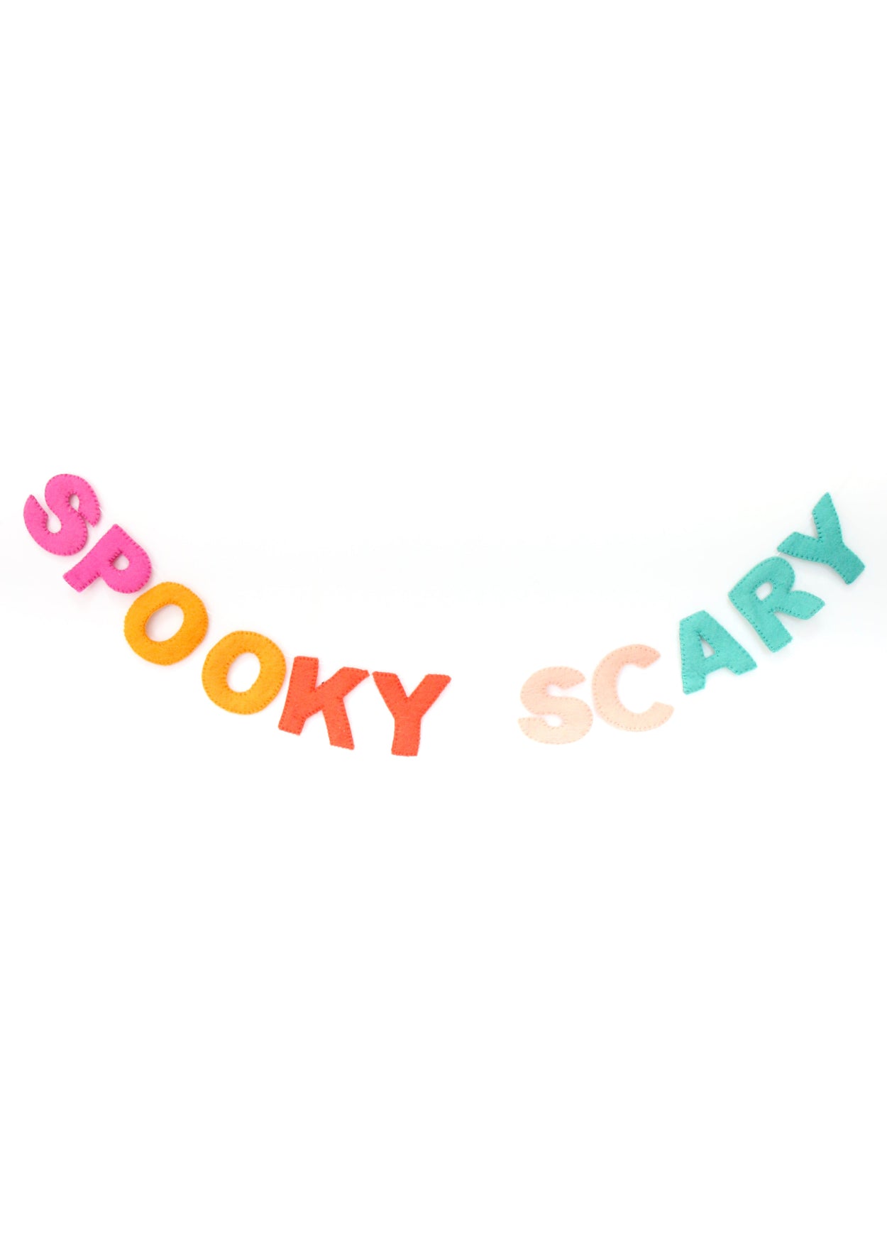 "Spooky Scary" Halloween Felt Garland